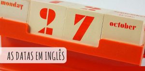 como falar as datas em ingles