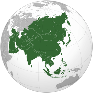 países da Ásia