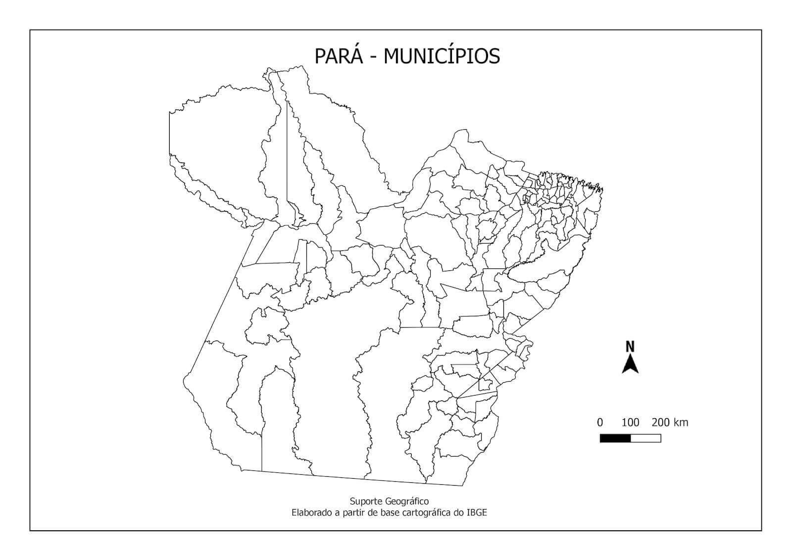 Mapa do Pará: Lista de cidades, Tipos de mapa e Curiosidades