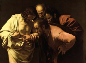Barroco - Características que você precisa conhecer (Imagem: Pintura "A Dúvida de Tomé", de Caravaggio, 1599)
