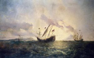 Quem descobriu a América? Ela foi realmente "descoberta"? (Imagem: Discovery of America - Pintura de Antonio de Brugada)