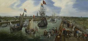 Companhia das Índias Orientais - Como surgiu, para que servia e mais! (Imagem: Pintura "The Departure of a Dignitary from Middelburg", de Adriaen van de Venne)