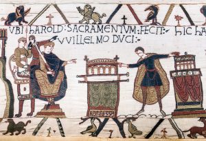Feudalismo: Talha, Corveia e Banalidade - Entenda as obrigações entre servos e senhores (Imagem: Ilustração da Tapeçaria de Bayeux)